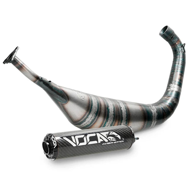 échappement VOCA Carbone 50-80cc Yamaha DTLC50