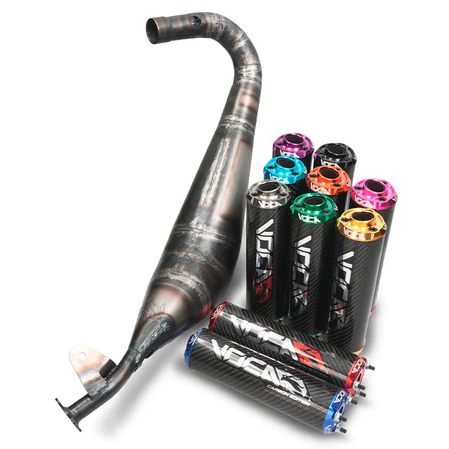 Échappement VOCA Racing BigBore 100cc – Yamaha DT 50 / 80 avec silencieux