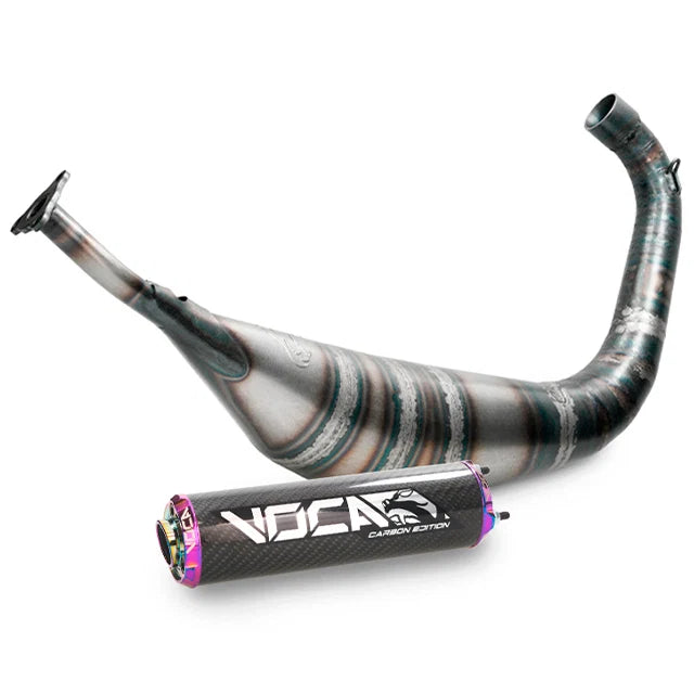 échappement VOCA Carbone 50-80cc Yamaha DTLC50