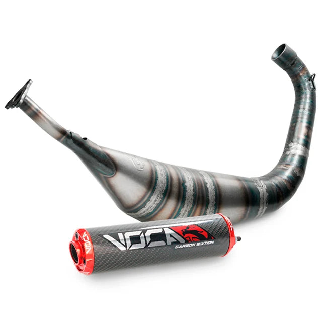 échappement VOCA Carbone 50-80cc Yamaha DTLC50