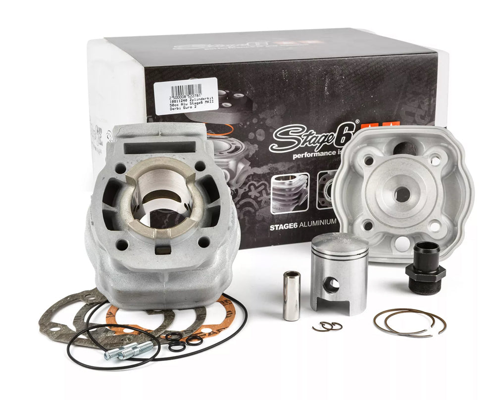 KIT CYLINDRE STAGE6 SPORT PRO MK2 50 DERBI EURO 3 ET 4