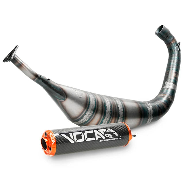 échappement VOCA Carbone 50-80cc Yamaha DTLC50