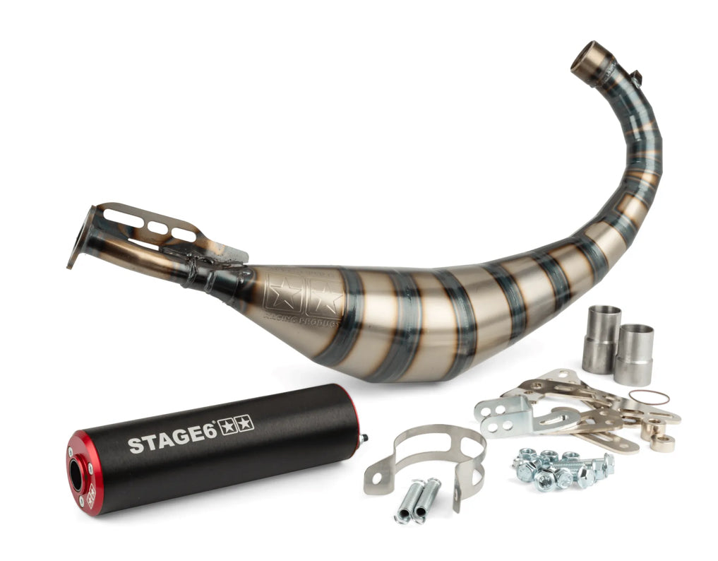 POT D'ÉCHAPPEMENT STAGE6 STREETRACE 80 - 90 AM6 ROUGE
