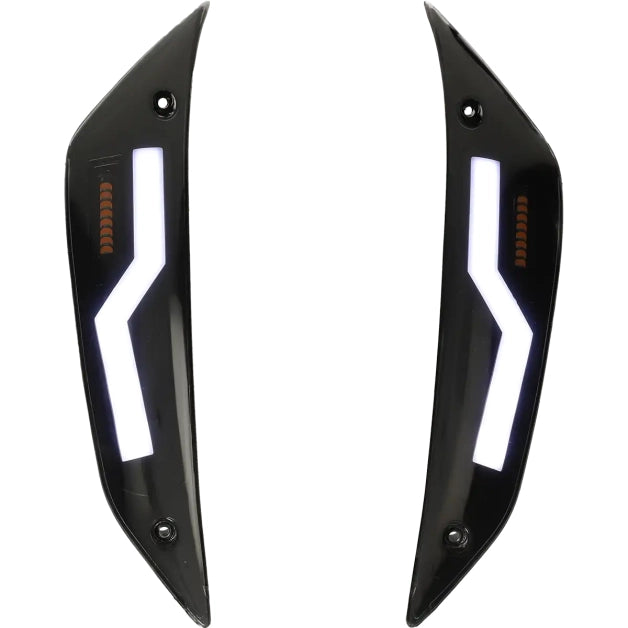 Clignotants LED Mezoly V2 Tube devant Piaggio Zip smoke