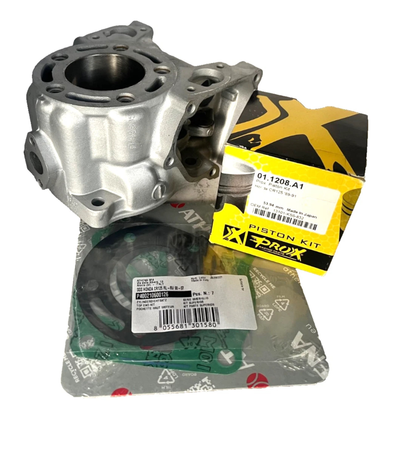 Honda CR 125 Kit Poits de Cylindre Nicasil Pistons HHP 91-99