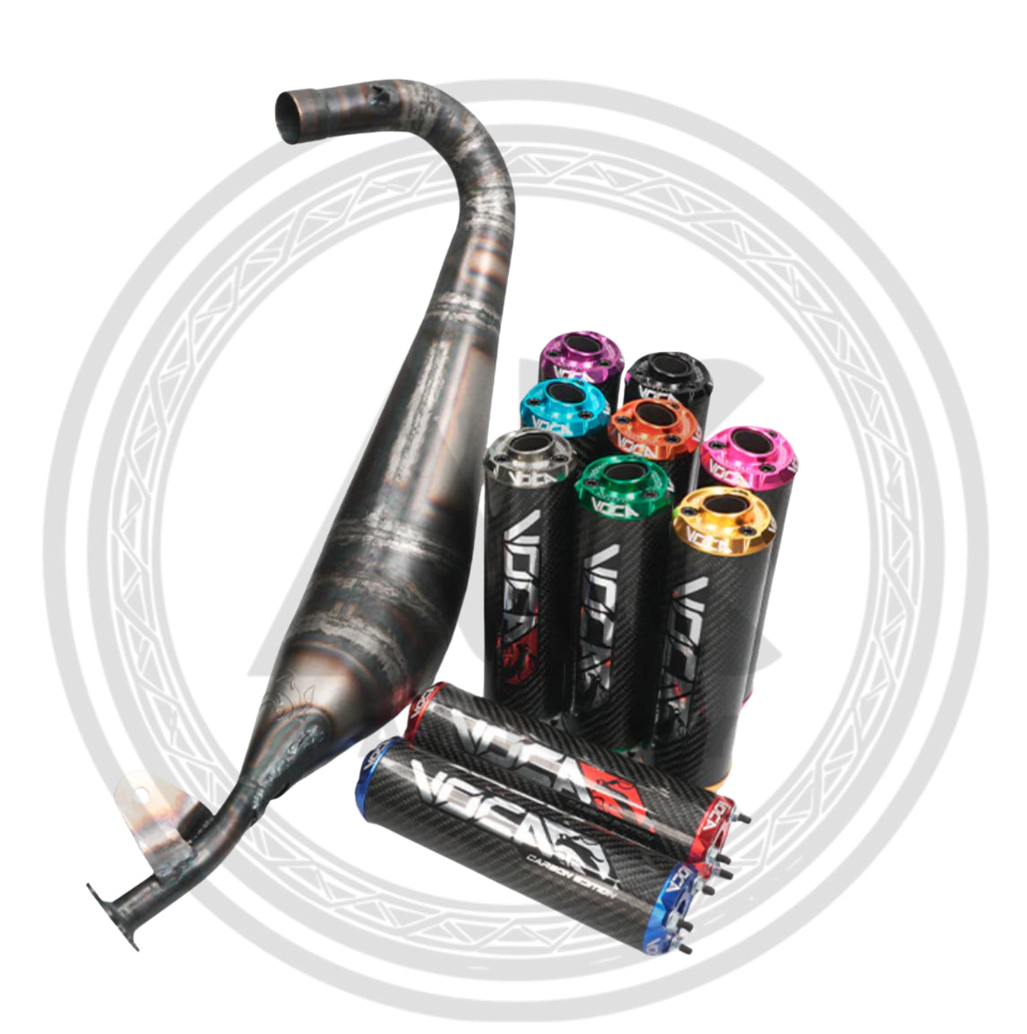 Échappement VOCA Racing BigBore 100cc – Yamaha DT 50 / 80