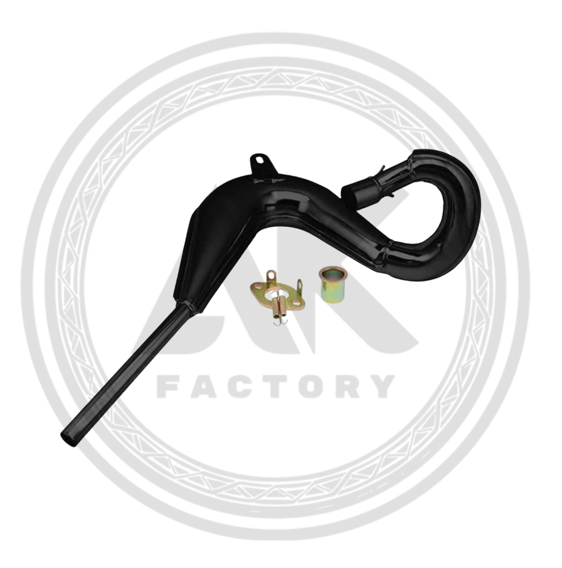 Collecteur d’échappement Rijomotor Fire Box Yamaha DT 50 LC Portugal - noir