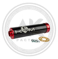 SILENCIEUX D'ÉCHAPPEMENT KRM NOIR / ROUGE