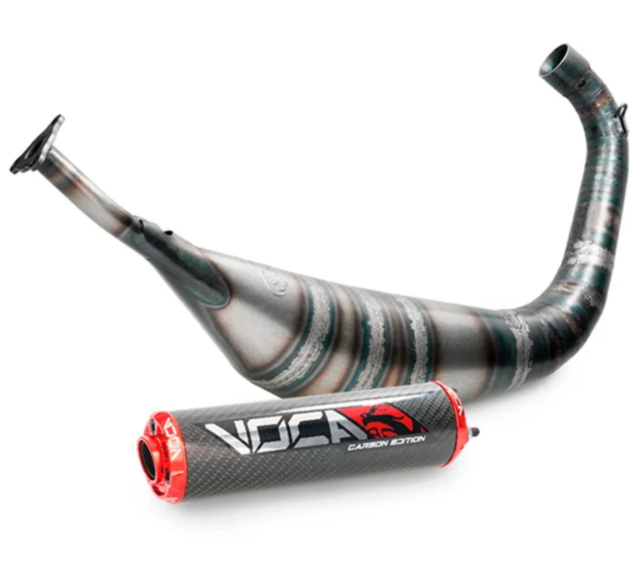 Échappement performance VOCA avec silencieux carbone 50-80CC