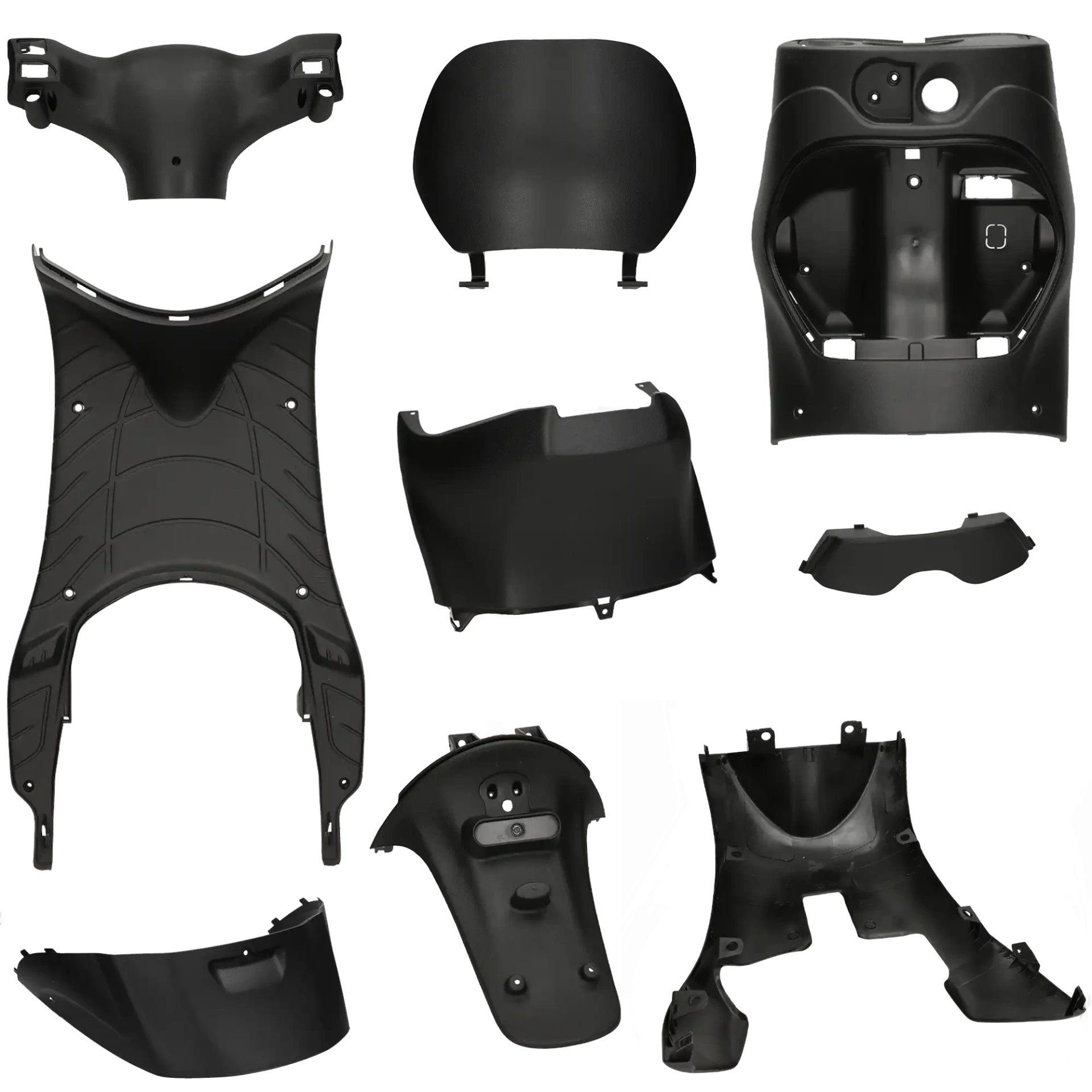 Kit carénage Intérieur Piaggio Zip 2000 noir