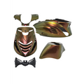 Kit carénage DMP RS-1 Air BMW Marron Chesnut Bronze pour ZIP2000