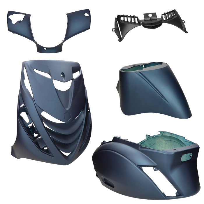 Kit carénages Piaggio Zip 2000 SP bleu mat