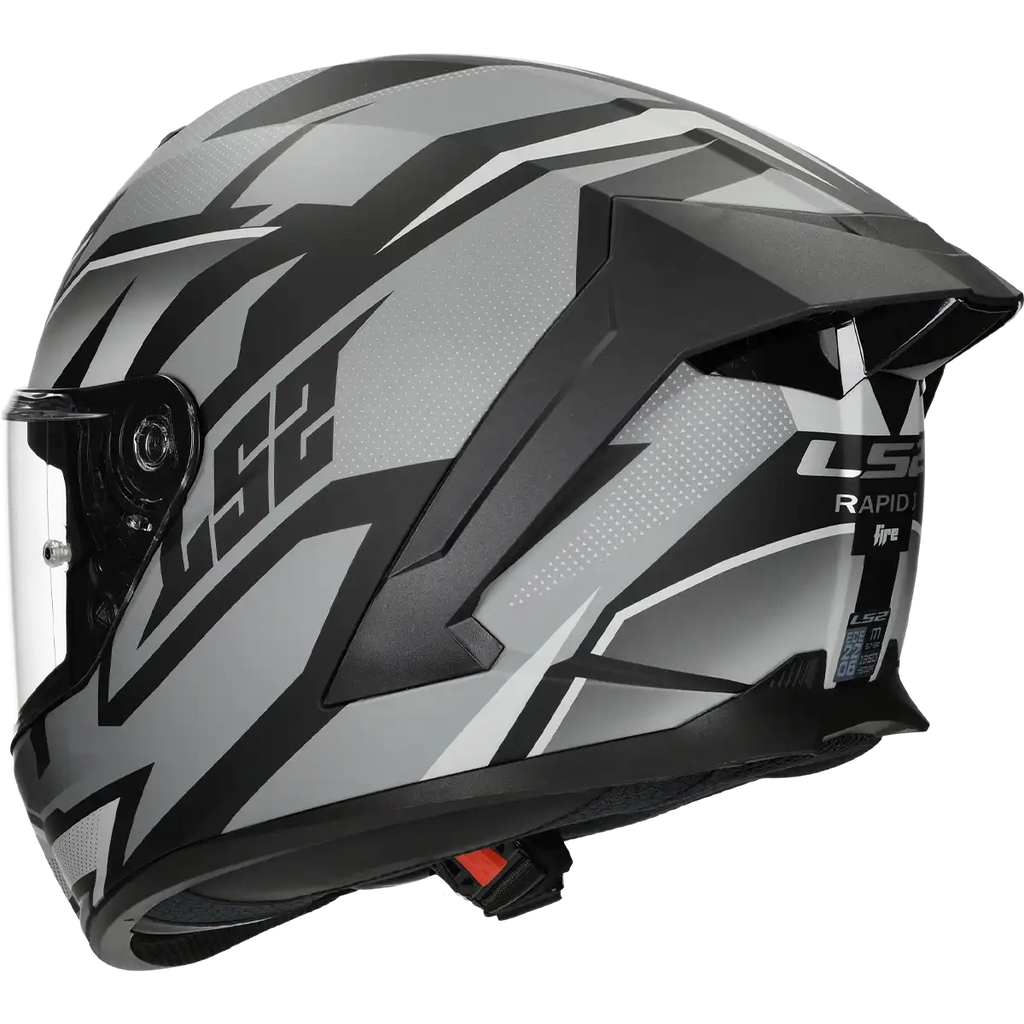 LS2 Casque Rapid III Xtrem FF820 noir / gris