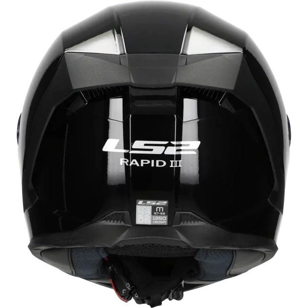 LS2 Casque Rapid III Solid FF820 noir
