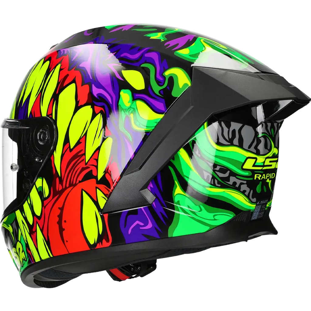 LS2 Casque Rapid III Lycant FF820 lila / vert