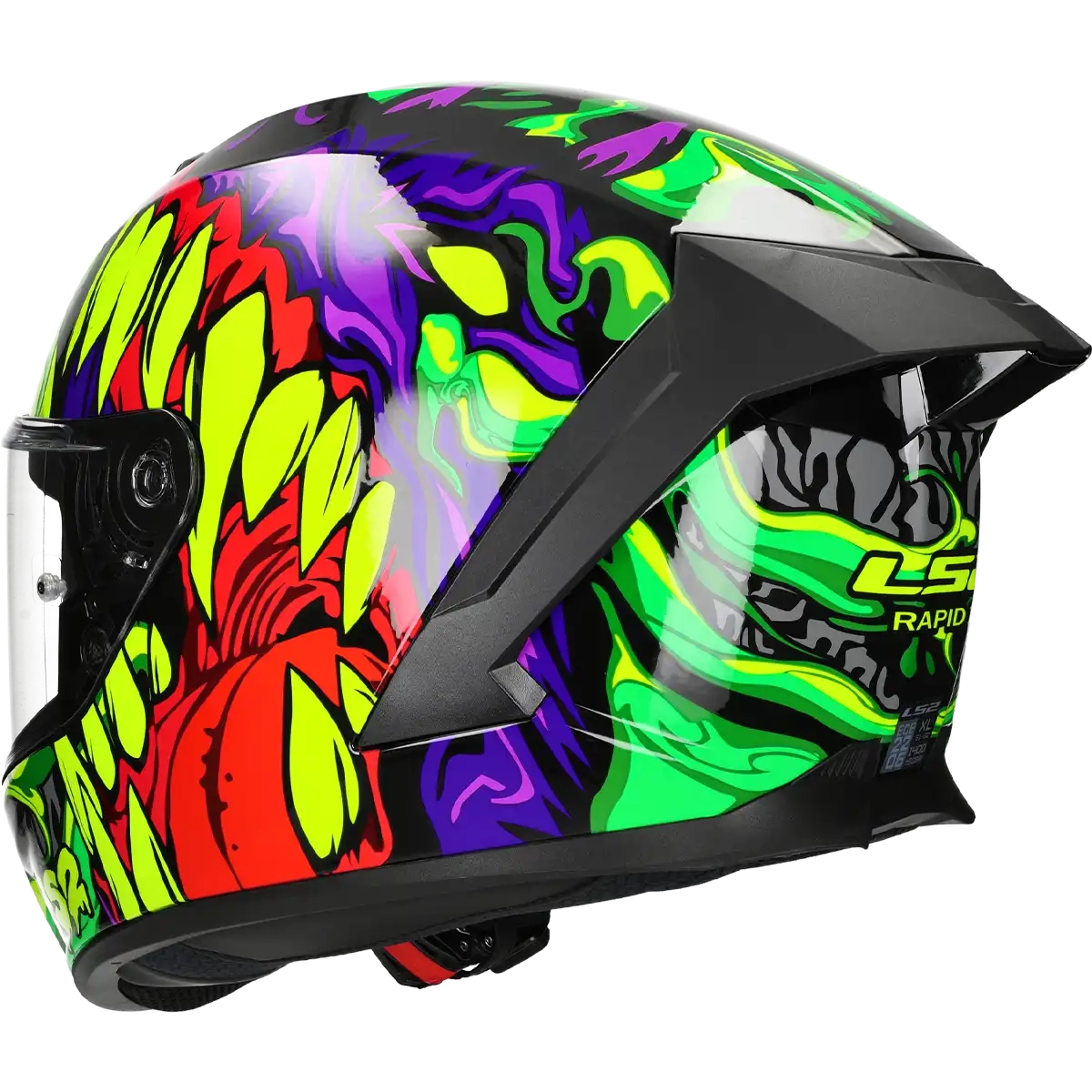 LS2 Casque Rapid III Lycant FF820 lila / vert
