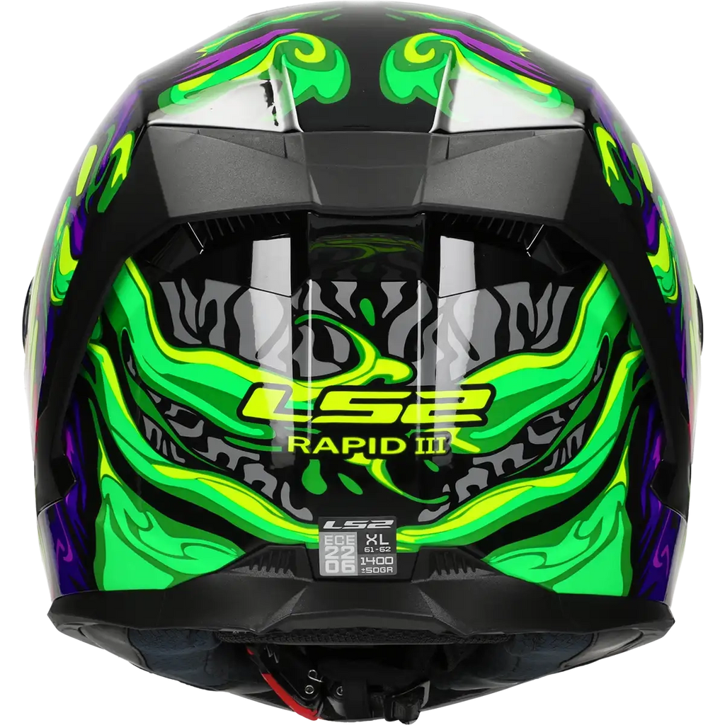 LS2 Casque Rapid III Lycant FF820 lila / vert