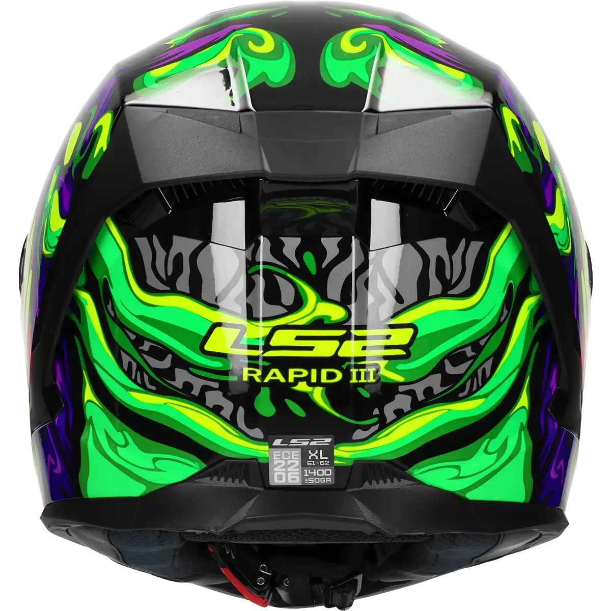 LS2 Casque Rapid III Lycant FF820 lila / vert