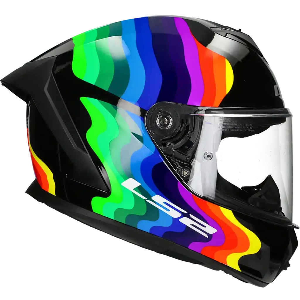 Casque LS2 Rapid III Flow FF820 noir / multicolore