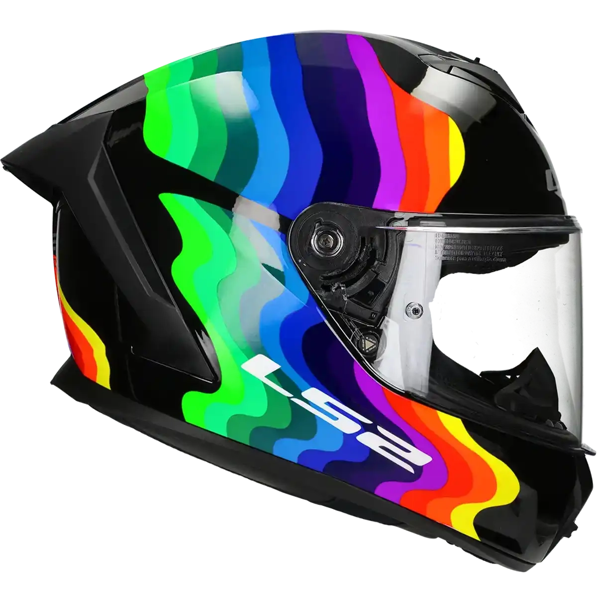 Casque LS2 Rapid III Flow FF820 noir / multicolore