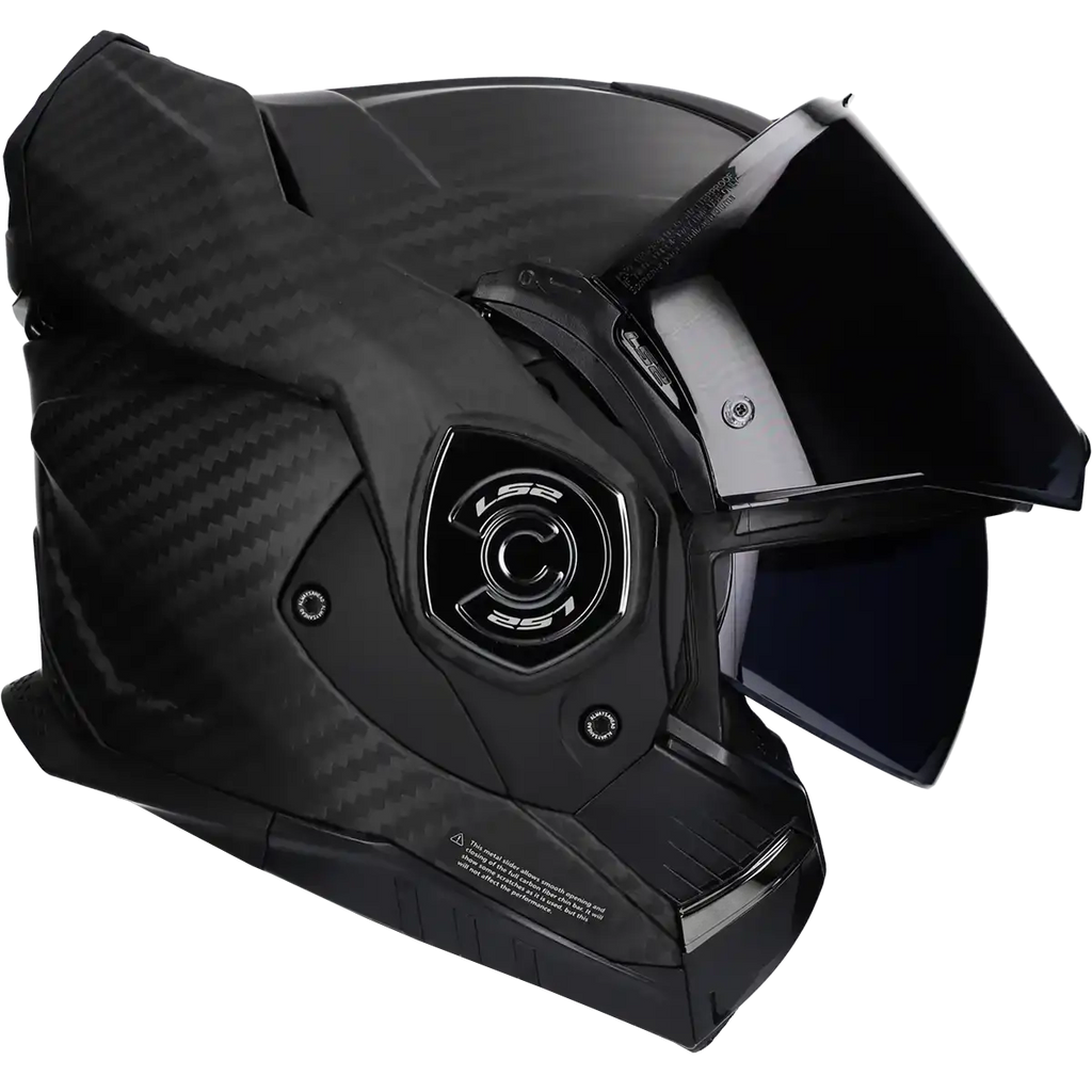 LS2 Casque Advant X Carbone Solid FF901 mat noir