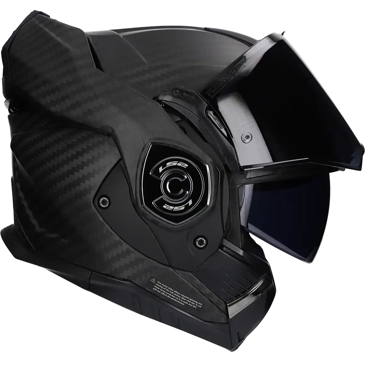 LS2 Casque Advant X Carbone Solid FF901 mat noir