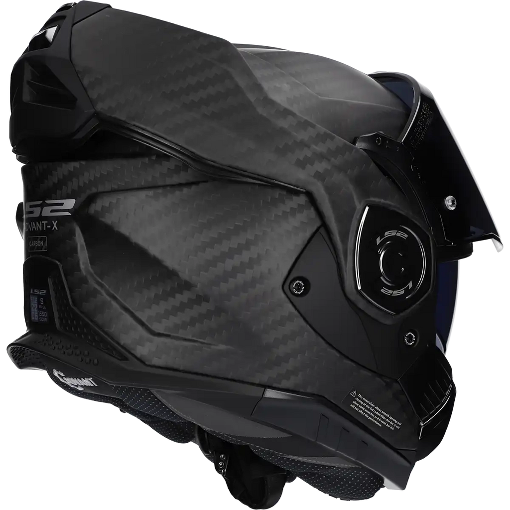 LS2 Casque Advant X Carbone Solid FF901 mat noir