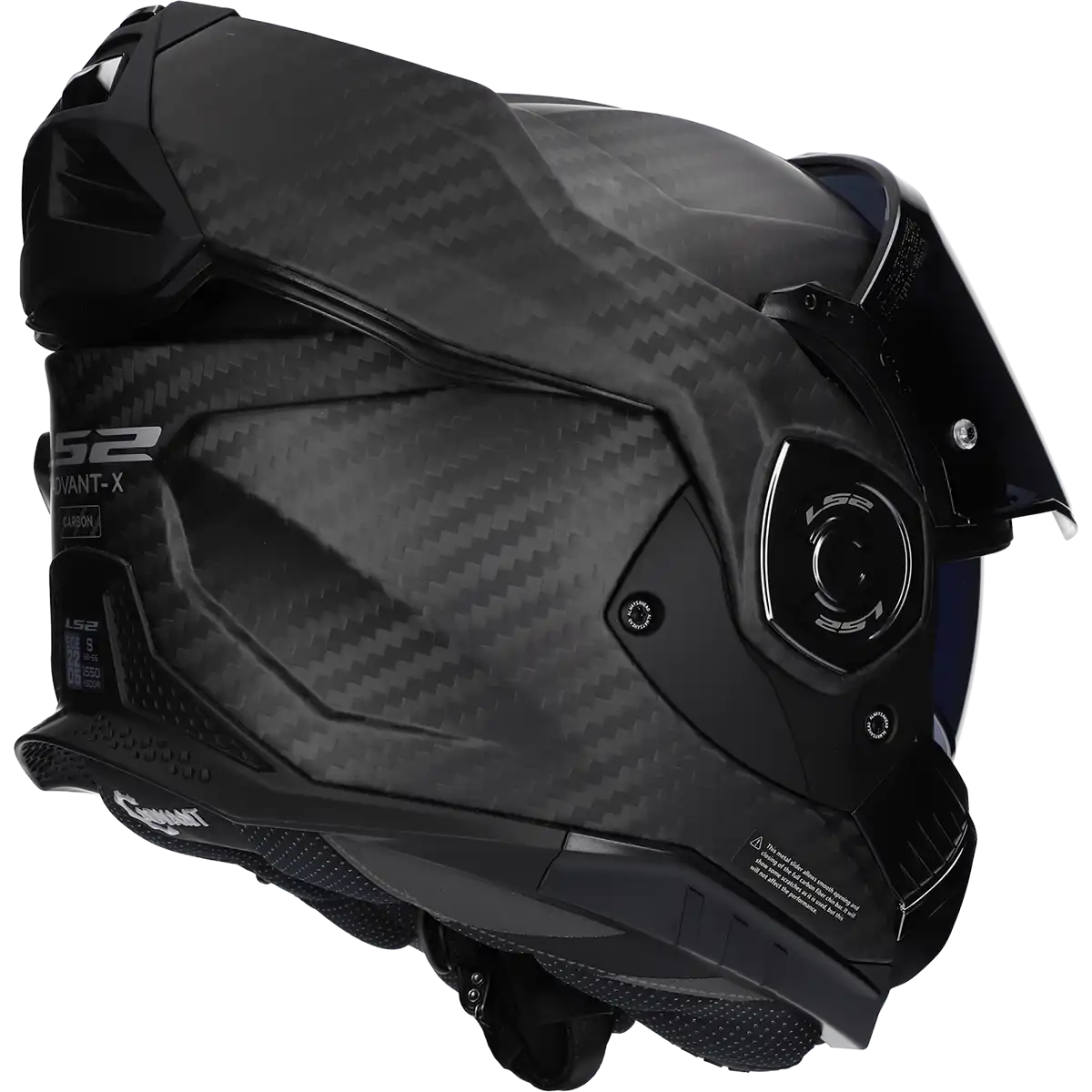 LS2 Casque Advant X Carbone Solid FF901 mat noir