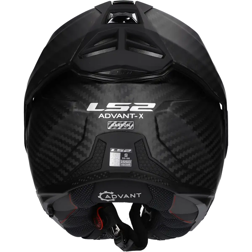 LS2 Casque Advant X Carbone Solid FF901 mat noir