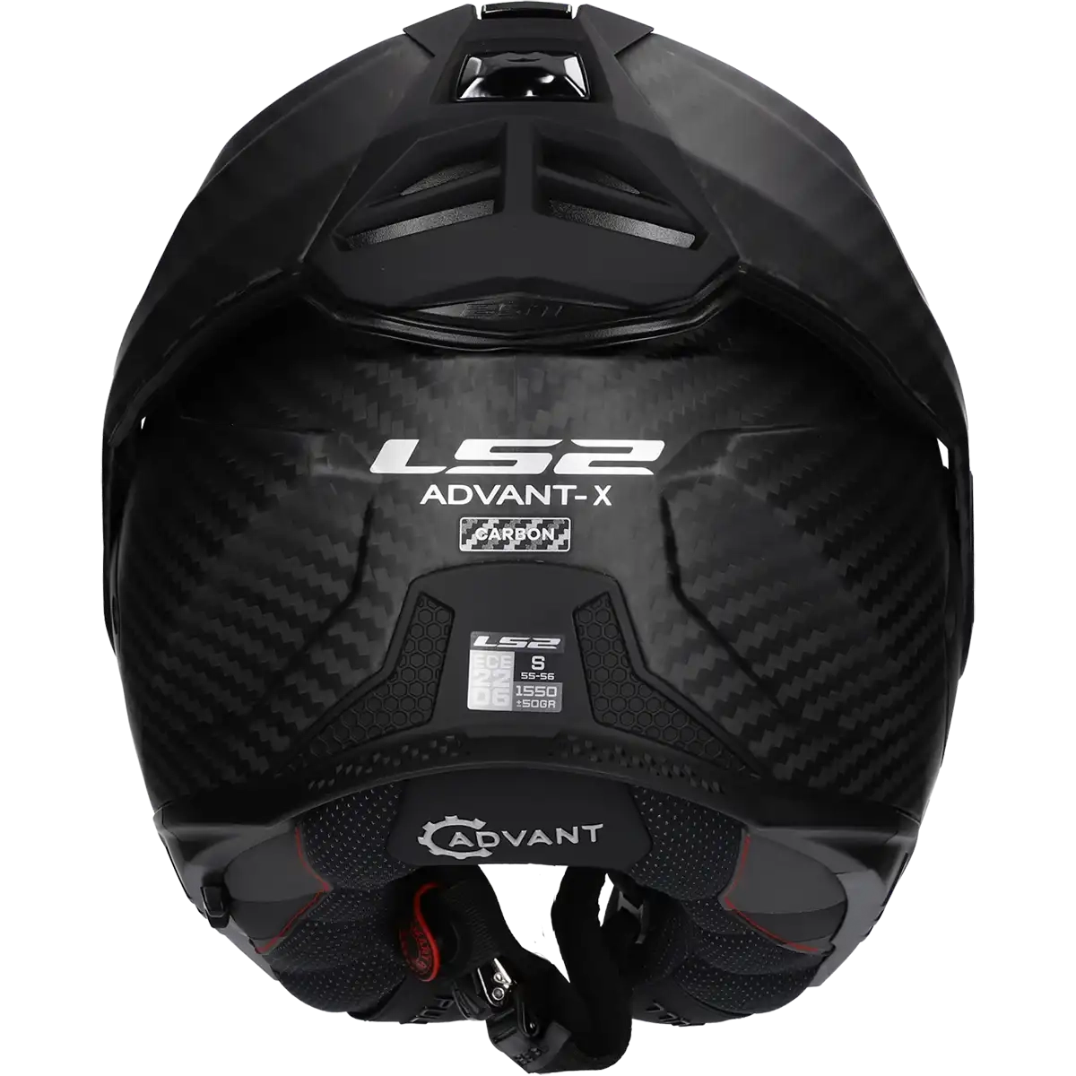 LS2 Casque Advant X Carbone Solid FF901 mat noir