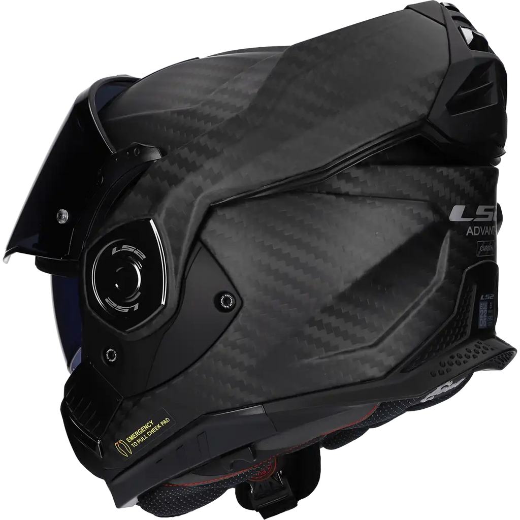 LS2 Casque Advant X Carbone Solid FF901 mat noir