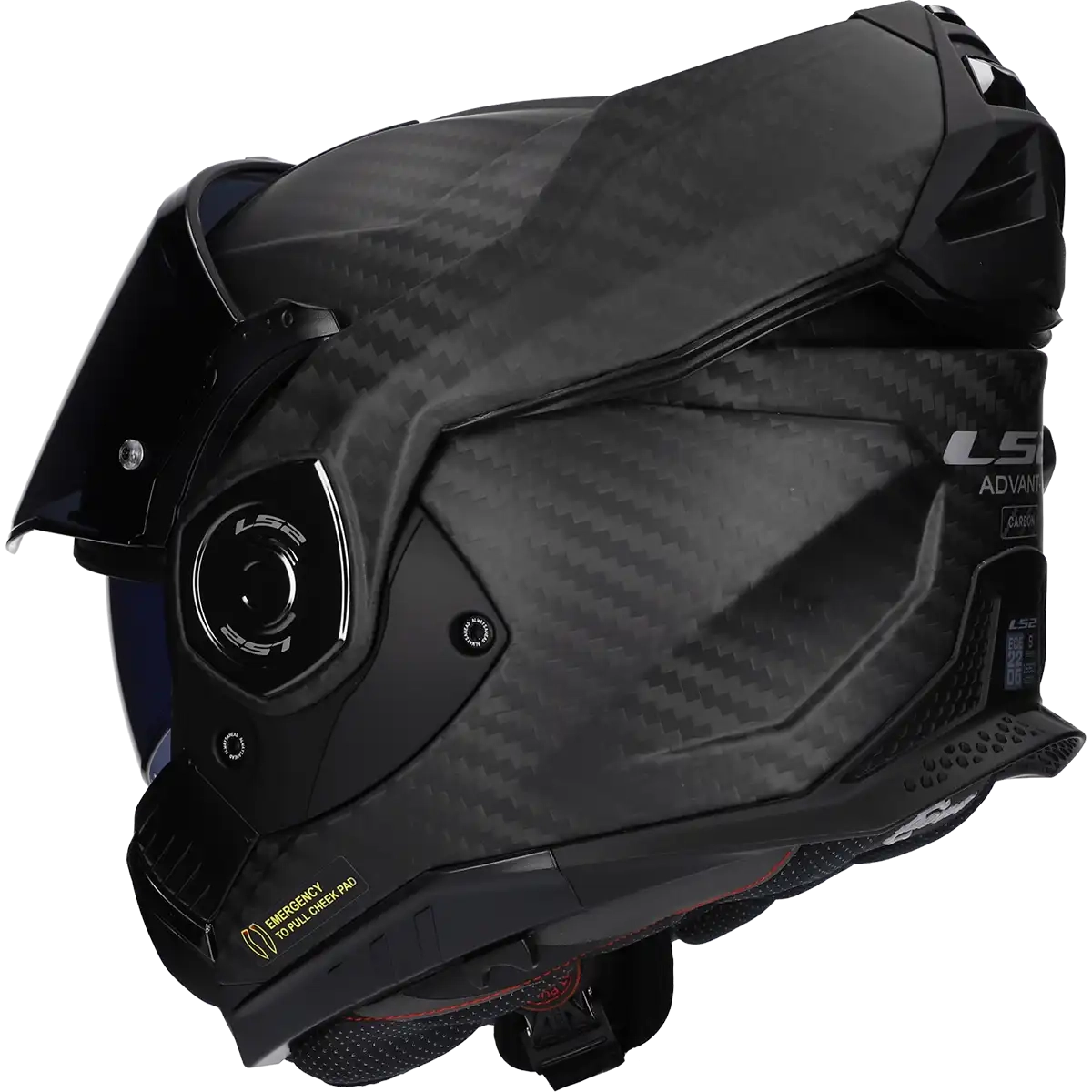 LS2 Casque Advant X Carbone Solid FF901 mat noir