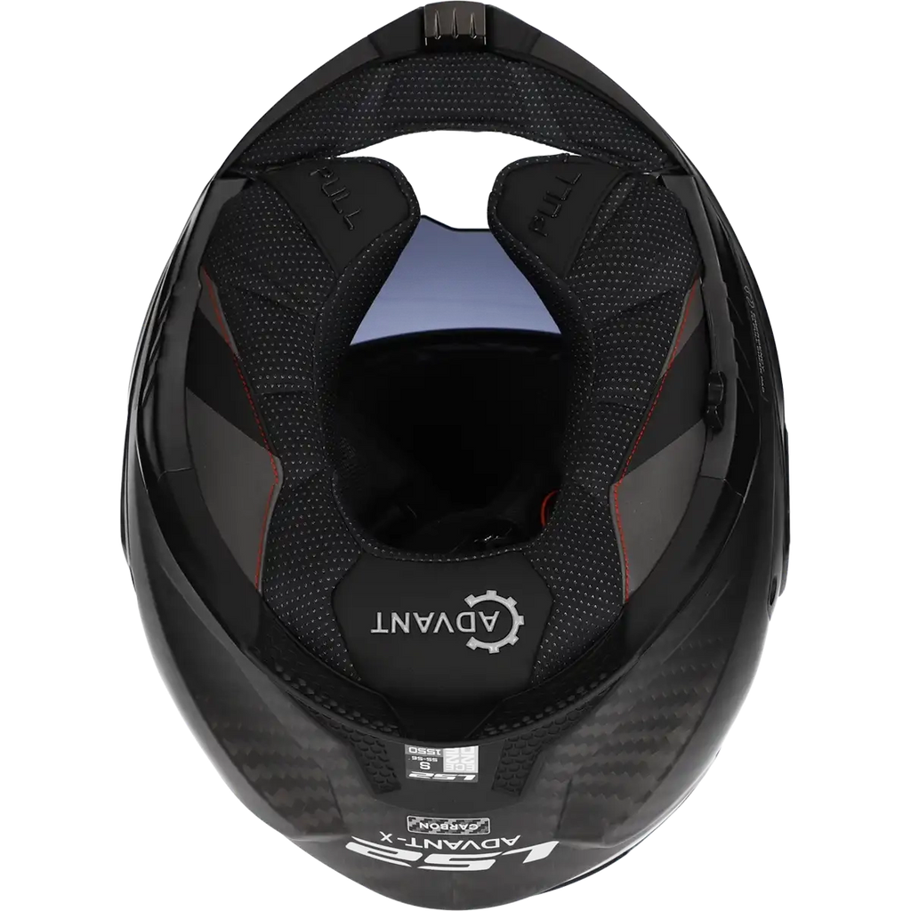 LS2 Casque Advant X Carbone Solid FF901 mat noir