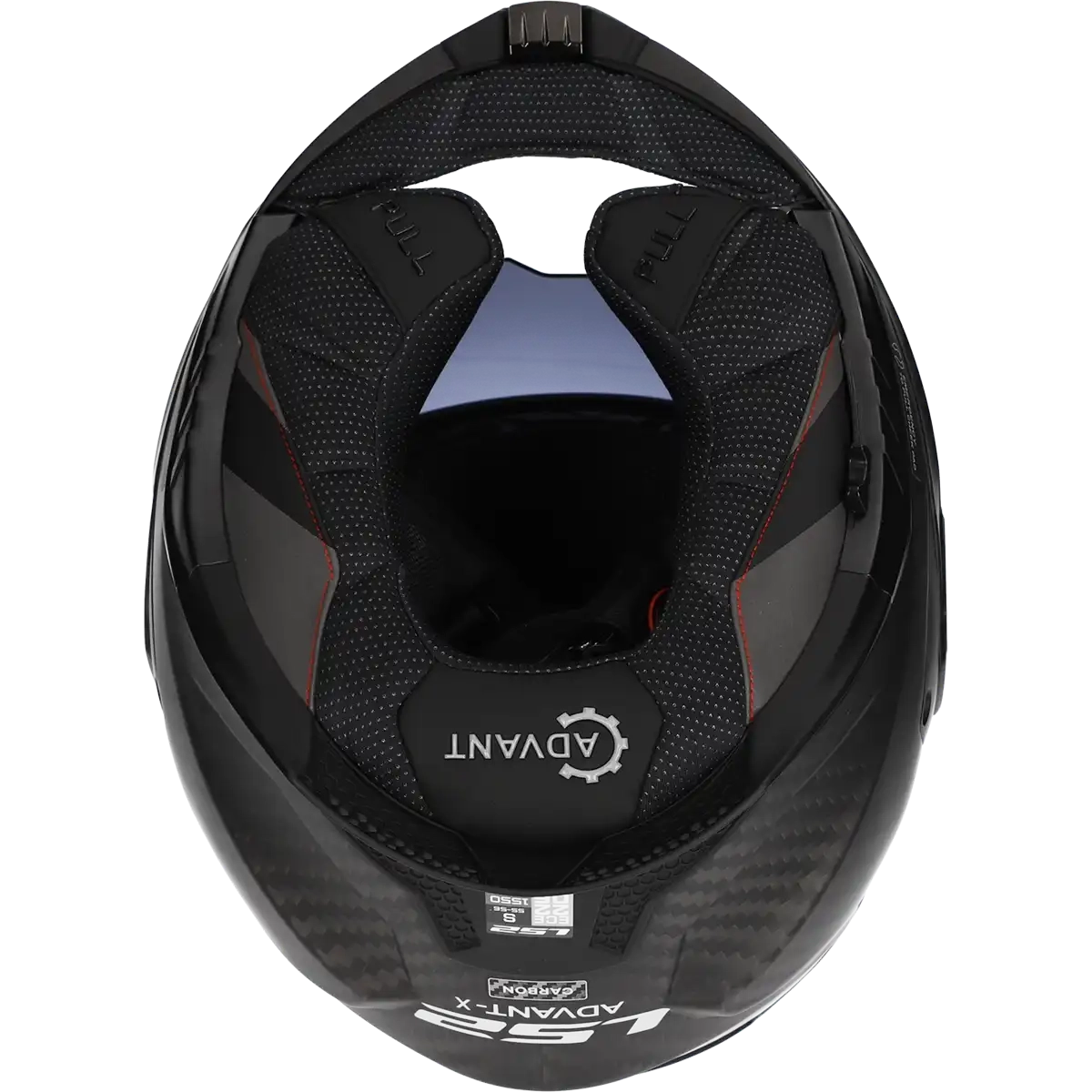 LS2 Casque Advant X Carbone Solid FF901 mat noir