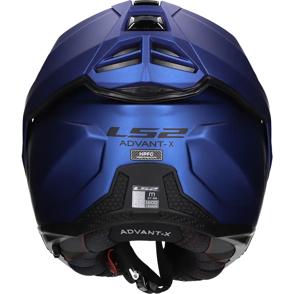 LS2 Casque Advant X Solid FF901 mat bleu