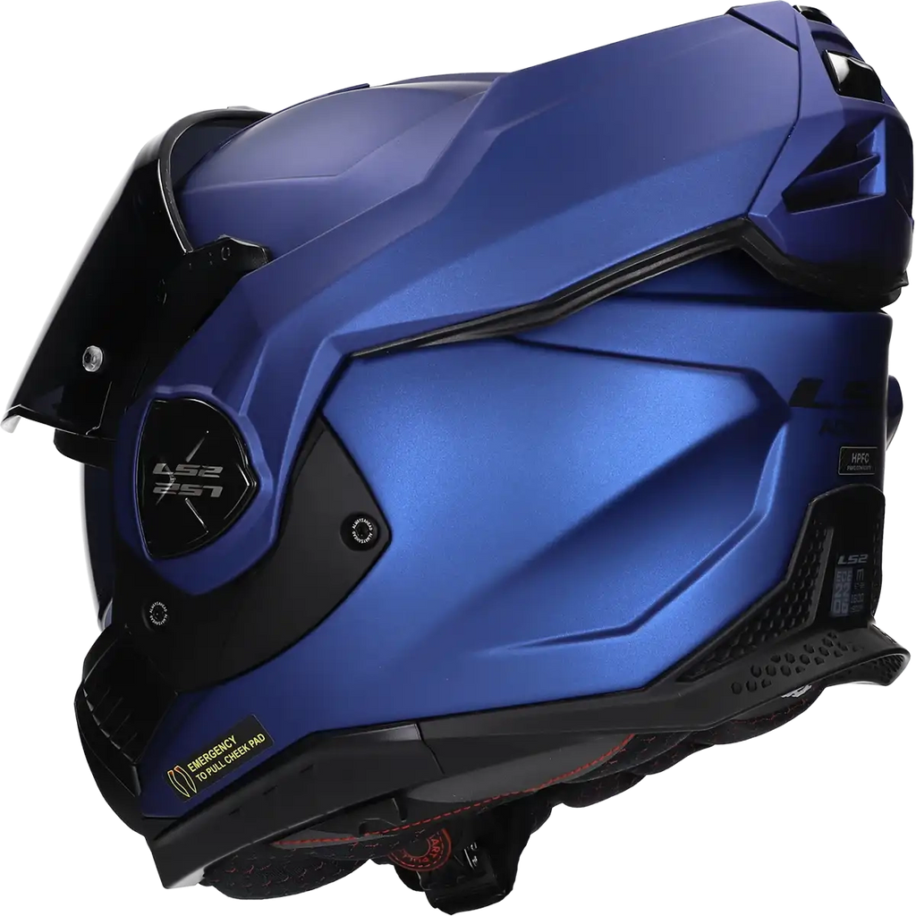 LS2 Casque Advant X Solid FF901 mat bleu