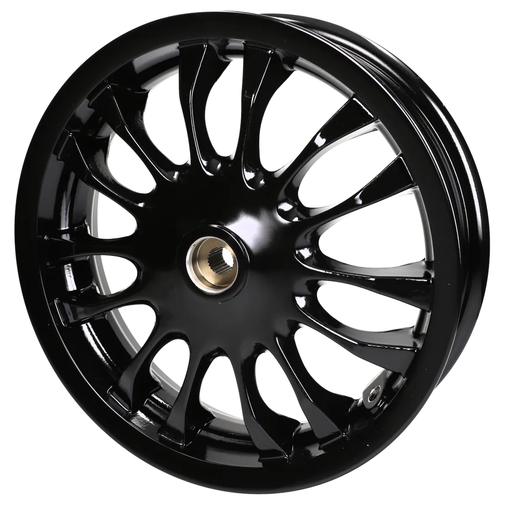 Jante arrière petit tambour 110mm noir brillant Piaggio Zip / Vespa origine