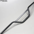 Guidon cross acier noir Ø22 mm Supertec