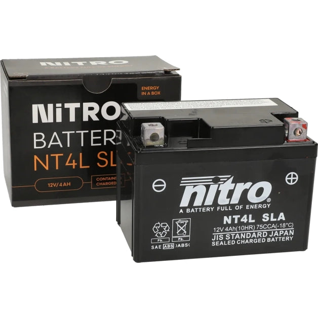 Batterie Nitro YTC4L Gel 12V 4AH sans entretien