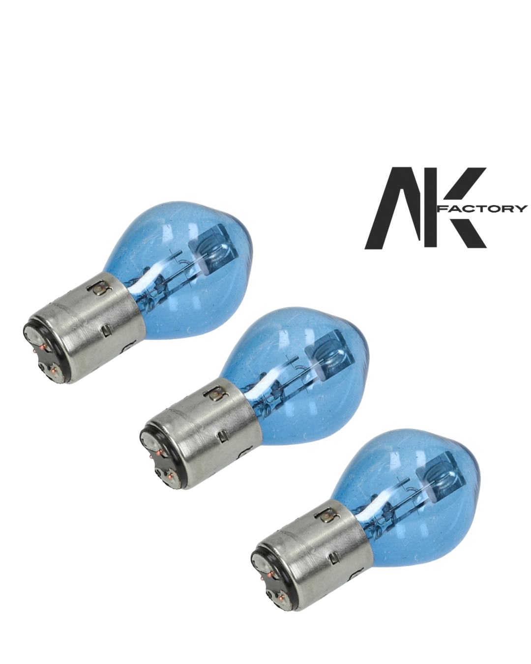 Lampe 12V 35/35W BA20D bleu X3  /lot de 3/