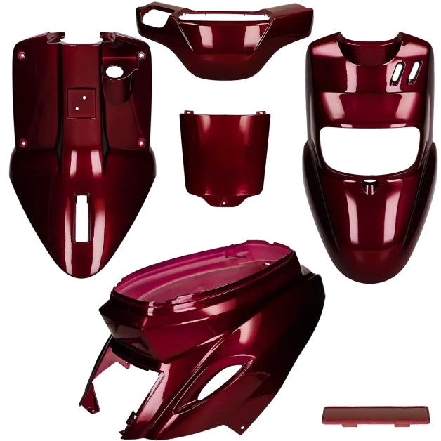 Kit carenage MBK Booster, Yamaha BWs Candy Red (apres 2004)