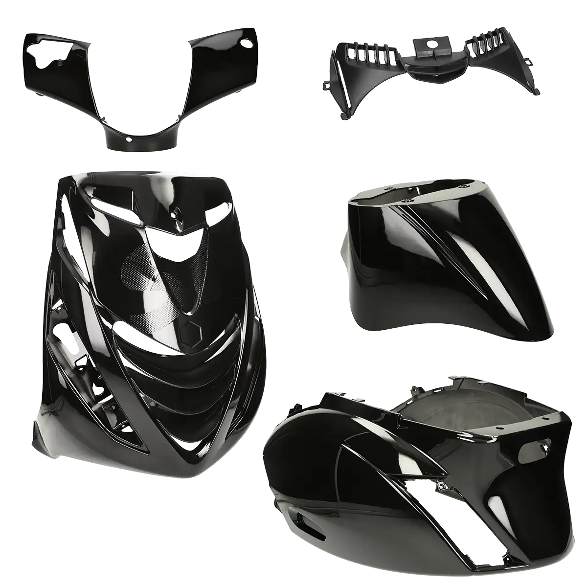 Kit carénage Piaggio Zip SP Brilliant noir