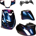 Kit carénage Piaggio Zip SP brilliant Caméléon bleu violet