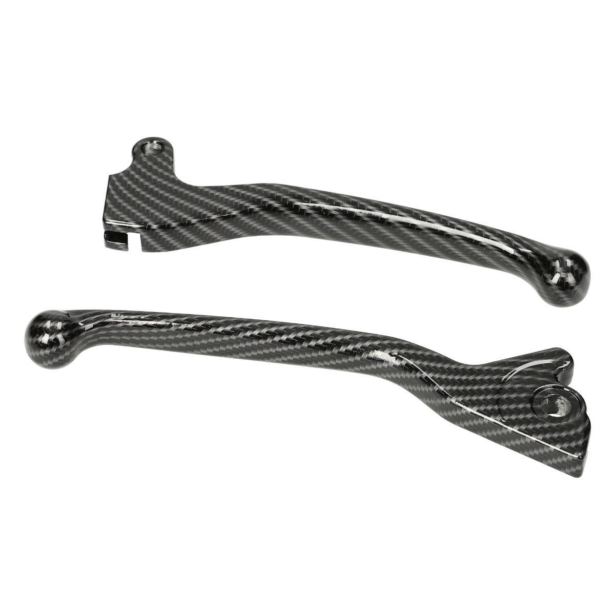 Leviers de frein Mezoly pour Piaggio Zip 2000 carbone brillant