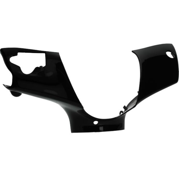 Cache guidon Piaggio Zip 2000 , zip 4T , zip sp noir métallisé brillant