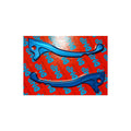 Levier de frein Gilera Runner aluminium bleu DMP