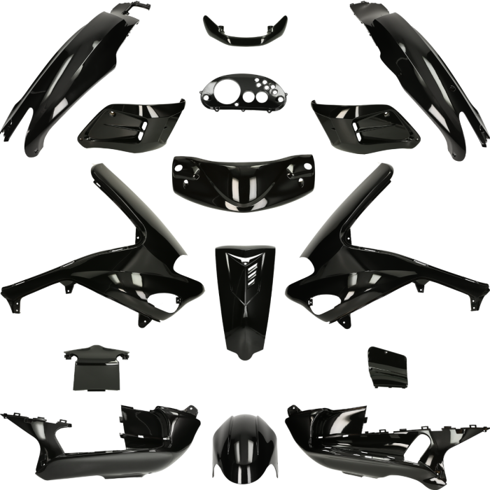 Kappenset Gilera Runner Metallic zwart 15-delig Mezoly