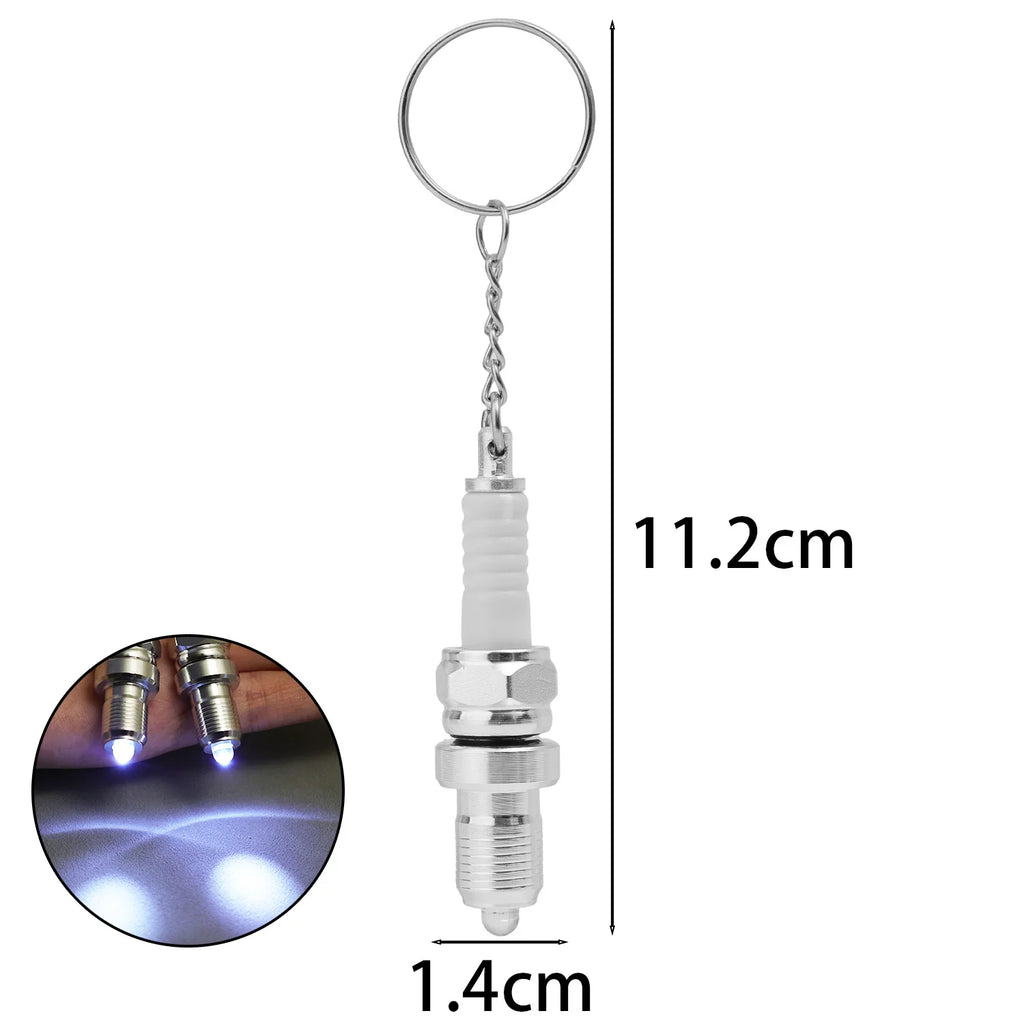 Porte clé bougies de moteur lumineuse