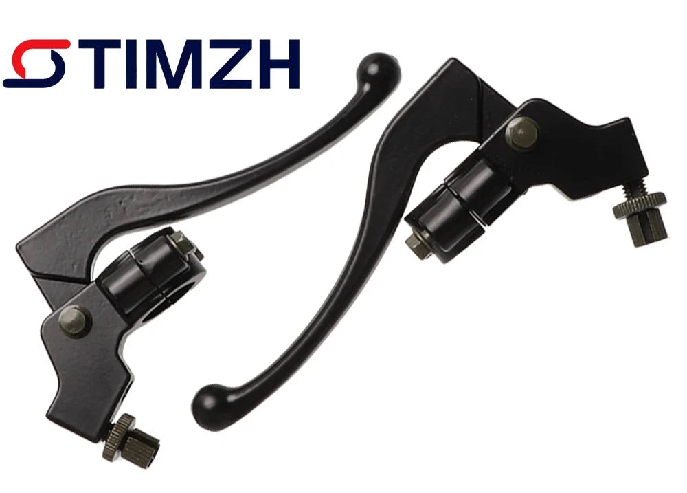 LEVIERS NOIR ALUMINIUM POUR MOTO UNIVERSEL 22MM