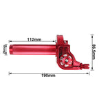 Poignée d'accélérateur rapide CNC 7/8'' pour moto avec kit de câble d'accélérateur réglable pour Dirt Pit Bike, scooter, ATV, quad, 50cc